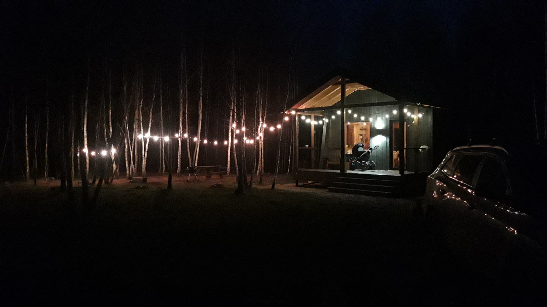 Фасад в пасмурный день